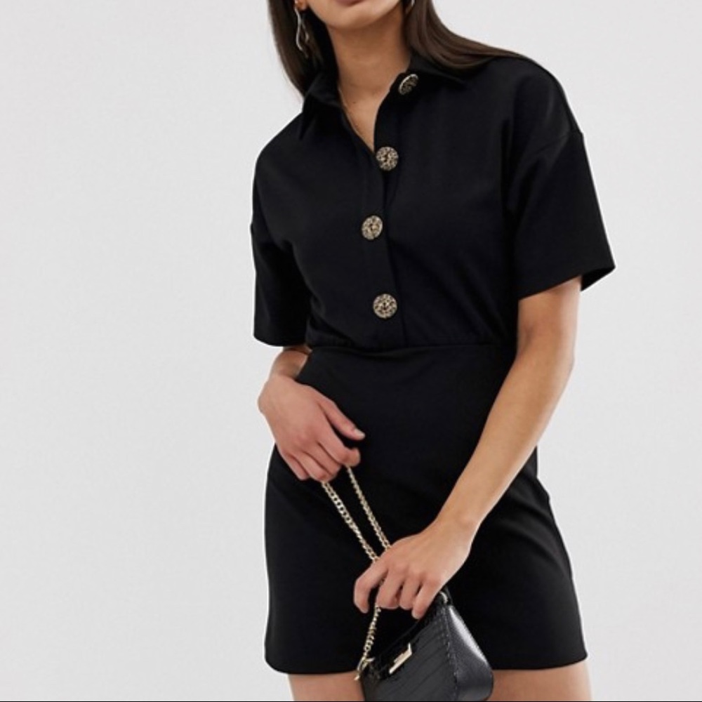 ASOS Design black mini dress size 6